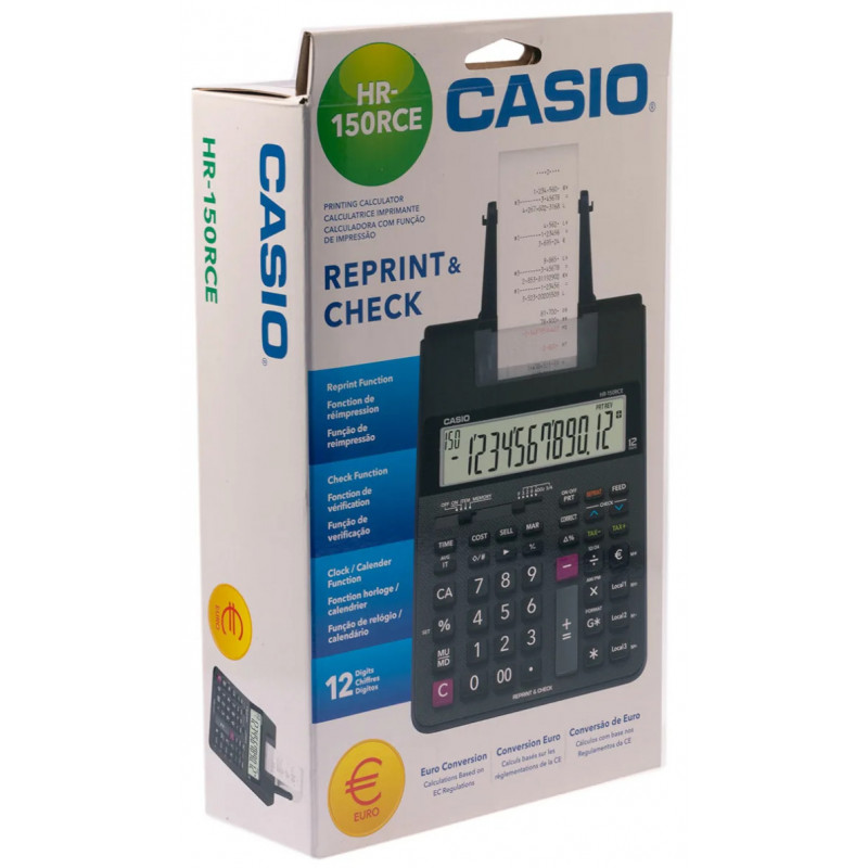 Casio HR 150RC calculator Desktop Printing Black