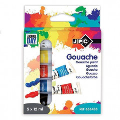 JPC Cre'up - Pack Of 5 Tubes Gouache Paint ASS COLOR