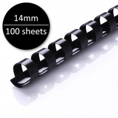 FELLOWES - Binding Combs 14mm Black x25