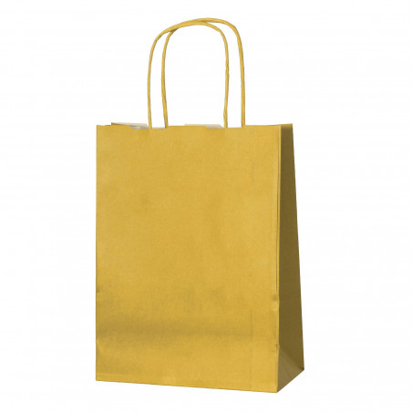 PAPER BAG GOLD SMALL by 50