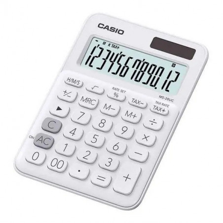 CASIO MS 20UC DESKTOP CALCULATOR WHITE