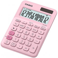 CASIO MS 20UC DESKTOP CALCULATOR LIGHT PINK