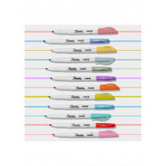 SHARPIE FINE S NOTE MARKERS PASTEL X12