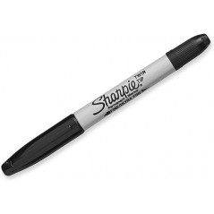 SHARPIE TWIN TIP BLACK