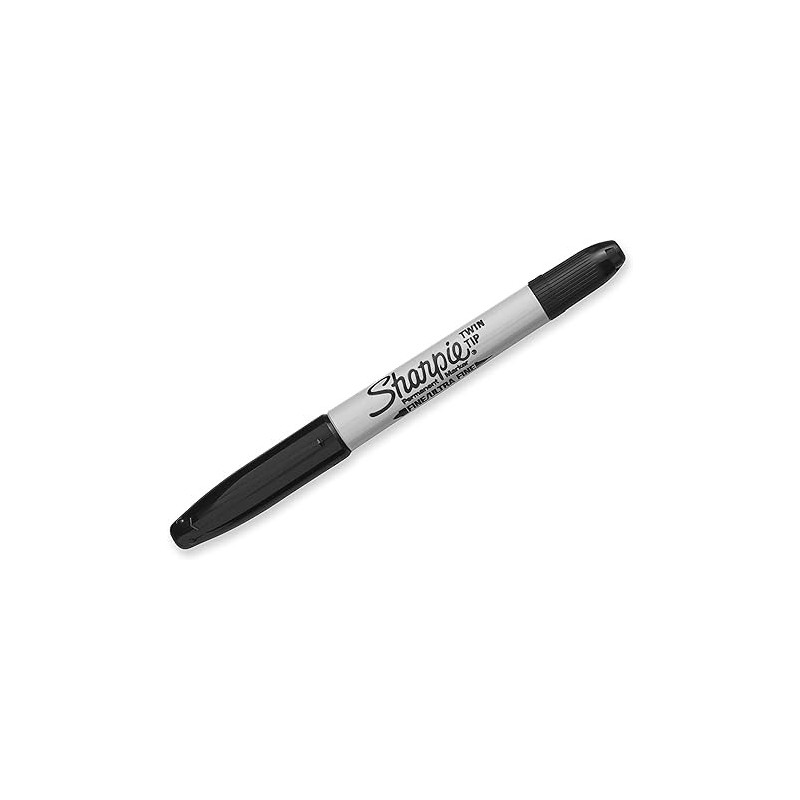 SHARPIE Twin Tip Black