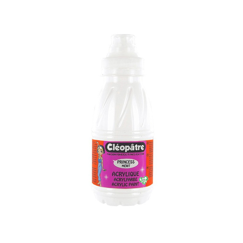 CLEOPATRE ACRYLIC PAINT WHITE 250ML