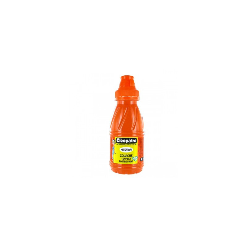 CLEOPATRE POSTER PAINT ORANGE 250ML CLEOPATRE POSTER PAINT ORANGE 250ML