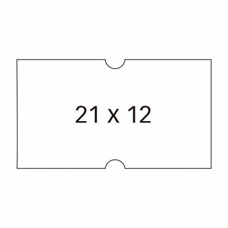 APLI - LABELS FOR PRICE LABELLERS REMOVABLE 21X12 MM
