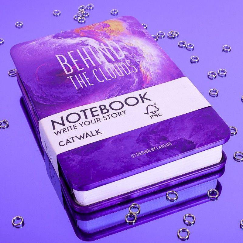 Metal Notebook Sky