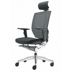 ERGONOMIC CHAIR MTGA4X BLACK AND WHITE