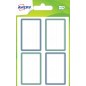AVERY School labels RECYCLED GREEN X24