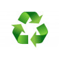 AVERY School labels RECYCLED GREEN X24