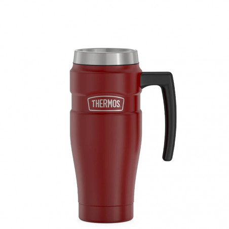 THERMOS S/S KING TRAVEL MUG 0.47LT RED