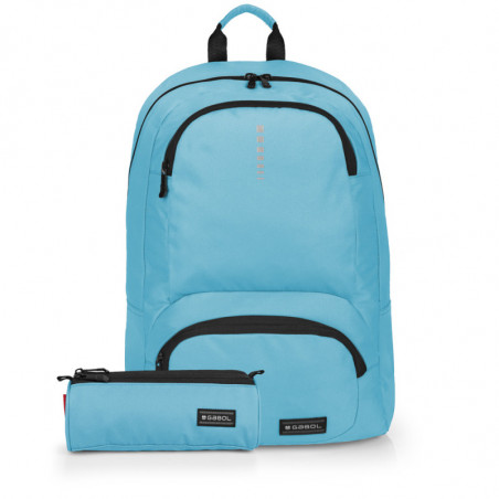 GABOL - GLOBAL Backpack + 3 Zip Pencil Case