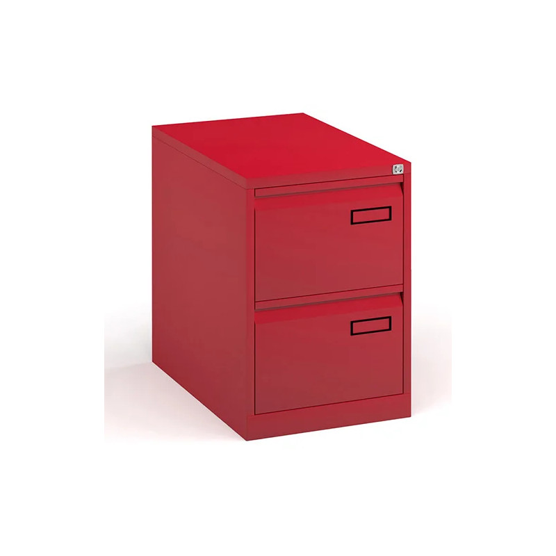 PROFESSIONAL 2 DRAWERS CABINET RED - 2 DRAWERS - BISLEY