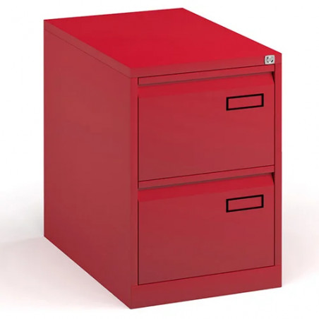 PROFESSIONAL 2 DRAWERS CABINET RED - 2 DRAWERS - BISLEY