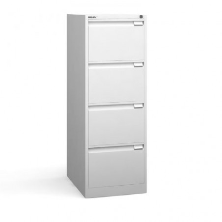PROFESSIONAL 4 DRAWERS CABINET WHITE - 4 DRAWERS - BISLEY