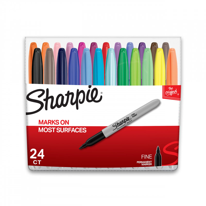SHARPIE Fine Markers Fun Colour x24