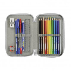 CARIOCA FULL PENCIL CASE FLUO 2 ZIP