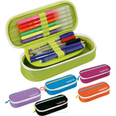 CARIOCA FULL OVAL PENCIL CASE FLUO