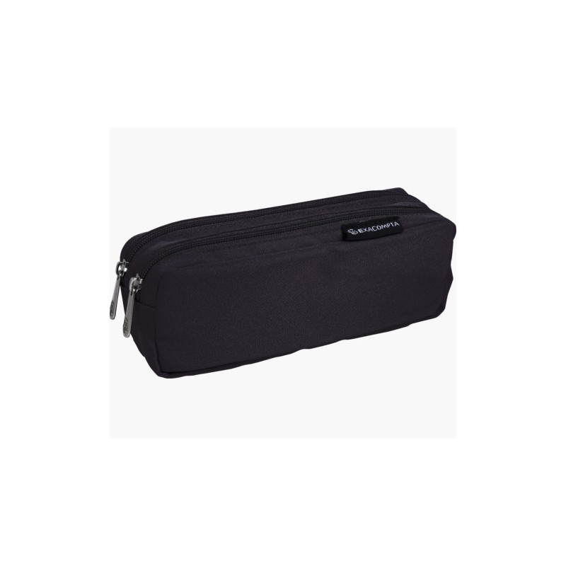 EXA 2 ZIP PENCIL CASE Black