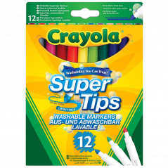 CRAYOLA SUPERTIPS x12