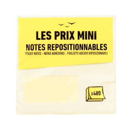 MINI PRICE CUBE NOTE PAD AST.COL