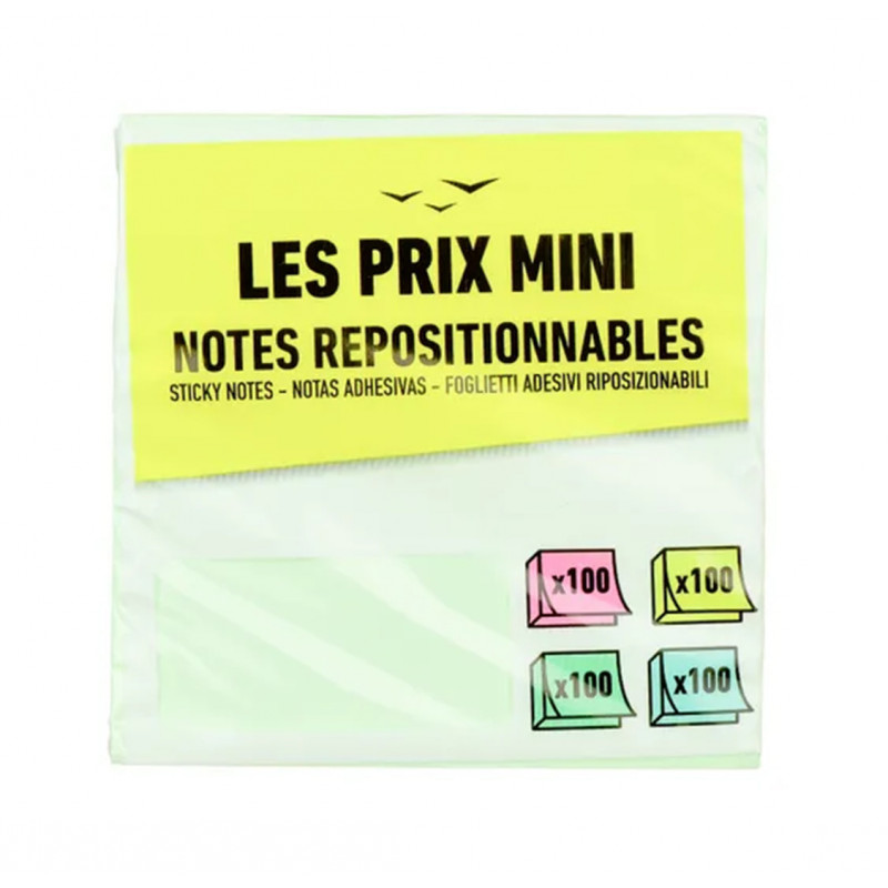MINI PRICE - Sticky Note Pastel Assorted x400