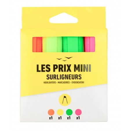 MINI PRICE PACK OF 4  HIGHLIGHTERS