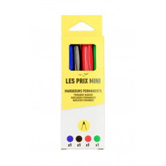 MINI PRICE PACK OF 4 PERM. MEDIUM MARKER