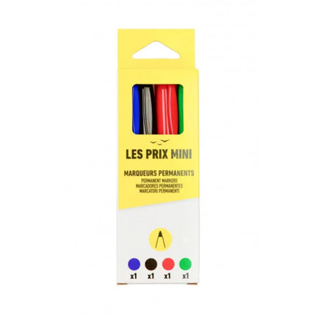 MINI PRICE PACK OF 4 PERM. MEDIUM MARKER