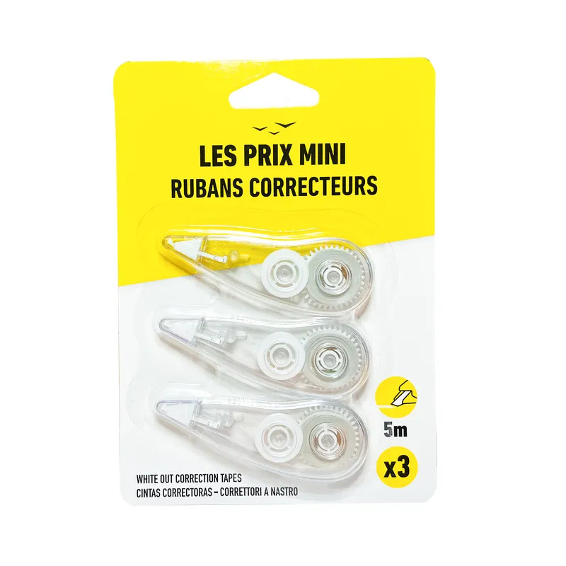 MINI PRICE CORRECTION TAPE PACK OF 3