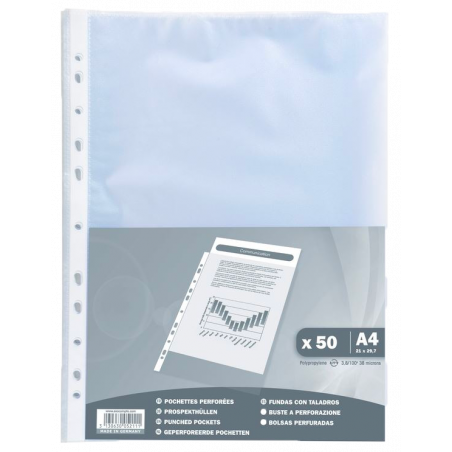 EXA PUNCHED POCKET U X50 38MIC