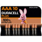 DURACELL PLUS AAA'S PACK OF 10