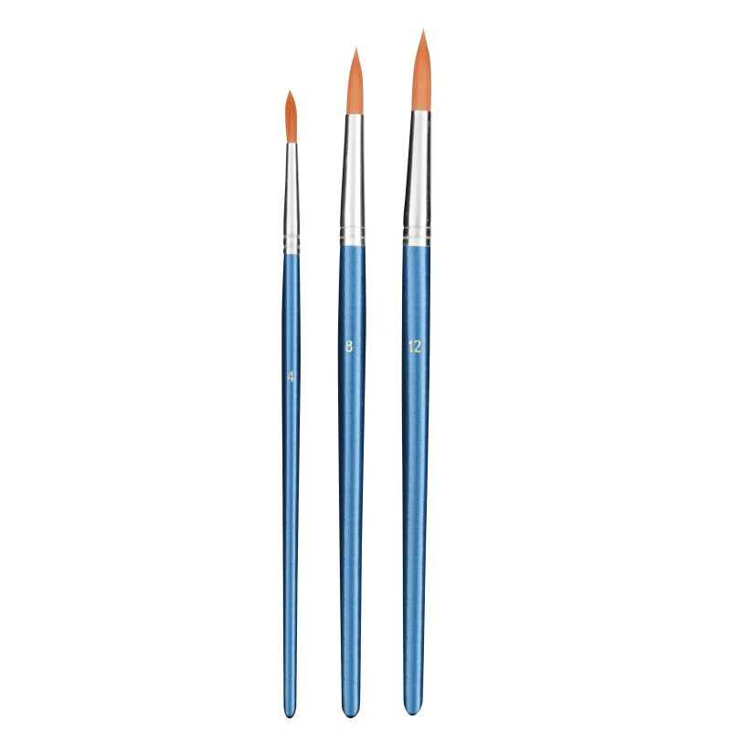 WDY - Paint Brushes Round Set x3