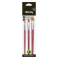 WDY - Paint Brushes Flat Set x3