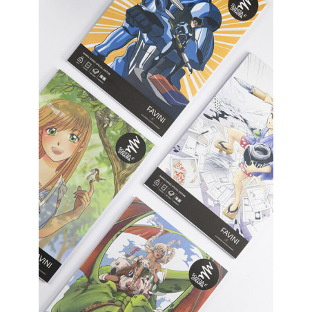 FAVINI SCHIZZA & STRAPPA A4 MANGA