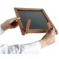 INV - Countertop Wooden Blackboard A4