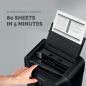 FELLOWES - Model 80M HYBRID BLACK - Level Security P4