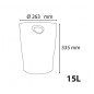 EXA - Waste Paper Bin Pastel color EXA - Waste Paper Bin Pastel color