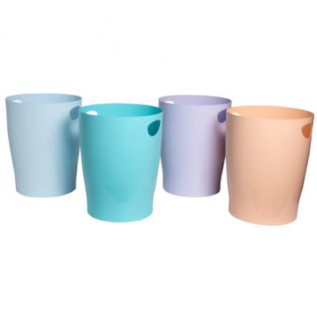 waste paper bin pastel