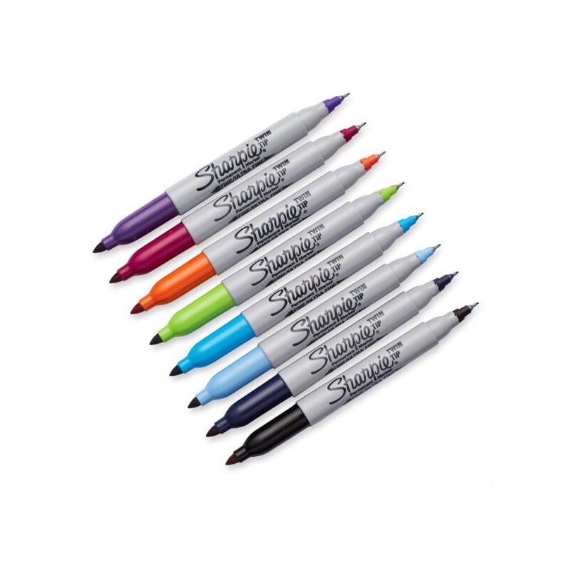 SHARPIE Gift Set Twin Tip Fine markers x8