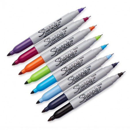 SHARPIE Gift Set Twin Tip Fine markers x8