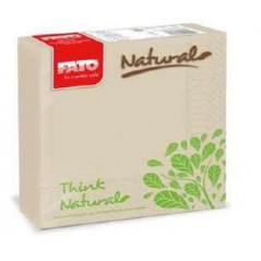 PACKET OF NAPKINS ECONATURAL 33X33CM X50
