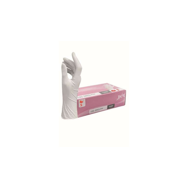 GAMA - Disposable Latex Gloves Size:XL X100
