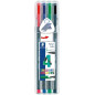 Staedtler - Triplus Rollerball 4mm Set x4 Staedtler - Triplus Rollerball 4mm Set x4