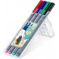 Staedtler - Triplus Fineliner 3mm Set x4 Staedtler - Triplus Fineliner 3mm Set x4