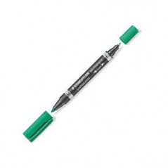 Staedtler - Duo Permanent Marker F/M Green