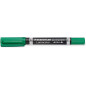 Staedtler - Duo Permanent Marker F/M Green Staedtler - Duo Permanent Marker F/M Green