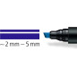 Staedtler - Permanent Marker Chisel Blue Staedtler - Permanent Marker Chisel Blue